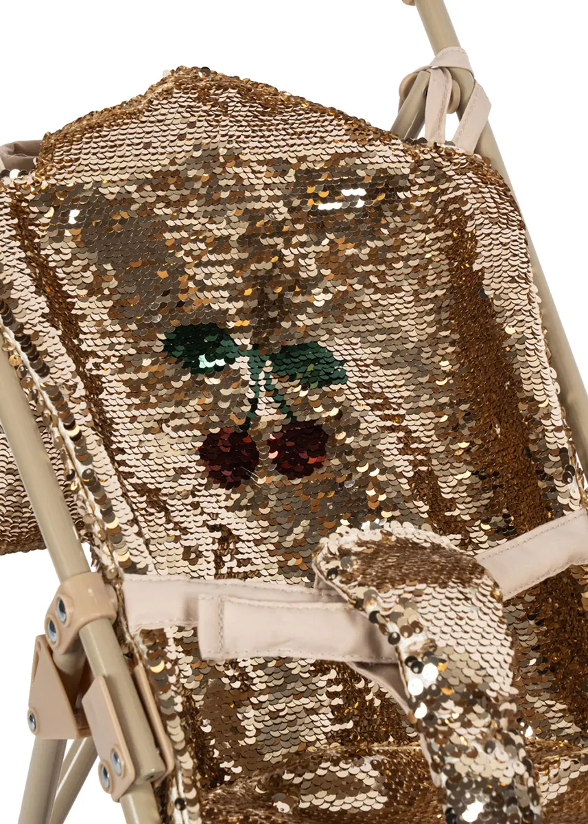 Konges Sløjd Puppen-Buggy „Sparkly Cherry“