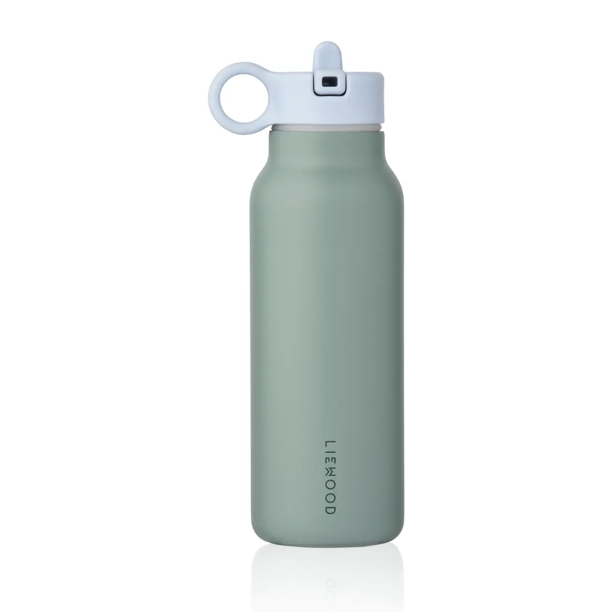 Liewood Falk Edelstahl Trinkflasche mit Tierdeckel „Krokodil Peppermint / Garden green" 350ml