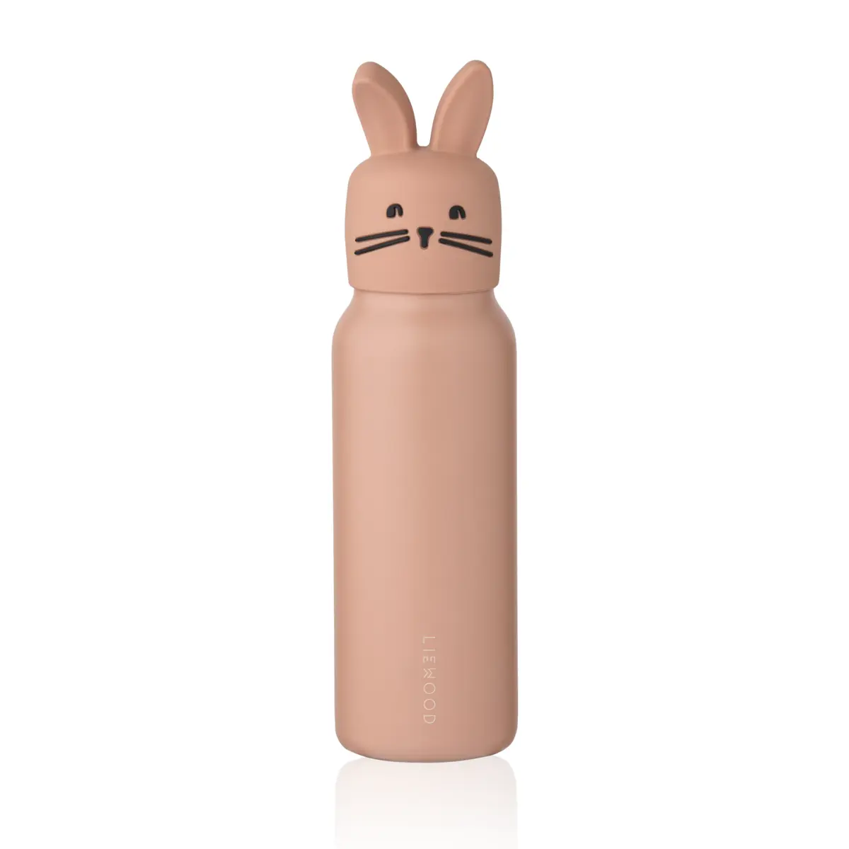 Liewood Falk Edelstahl Trinkflasche mit Tierdeckel „Rabbit Pale tuscany" 350ml