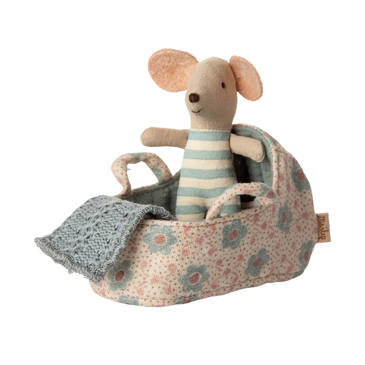 Maileg Tragetasche, Babymaus - Blau – Bild 2