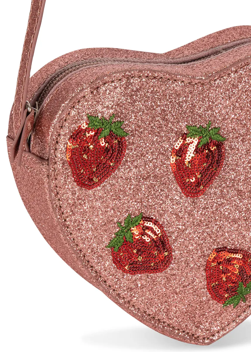Konges Sløjd Herz-Glitzertasche für Kinder „Tut / Sirocco“