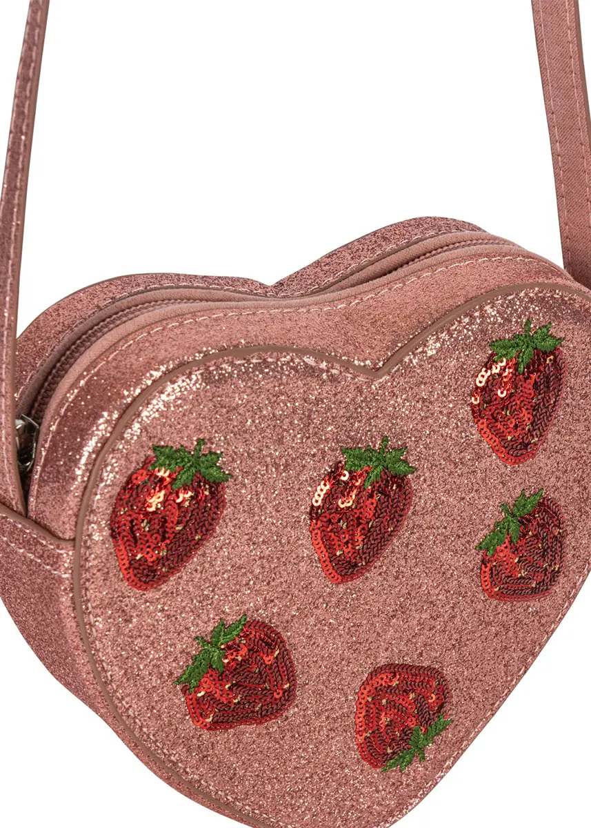 Konges Sløjd Herz-Glitzertasche für Kinder „Tut / Sirocco“
