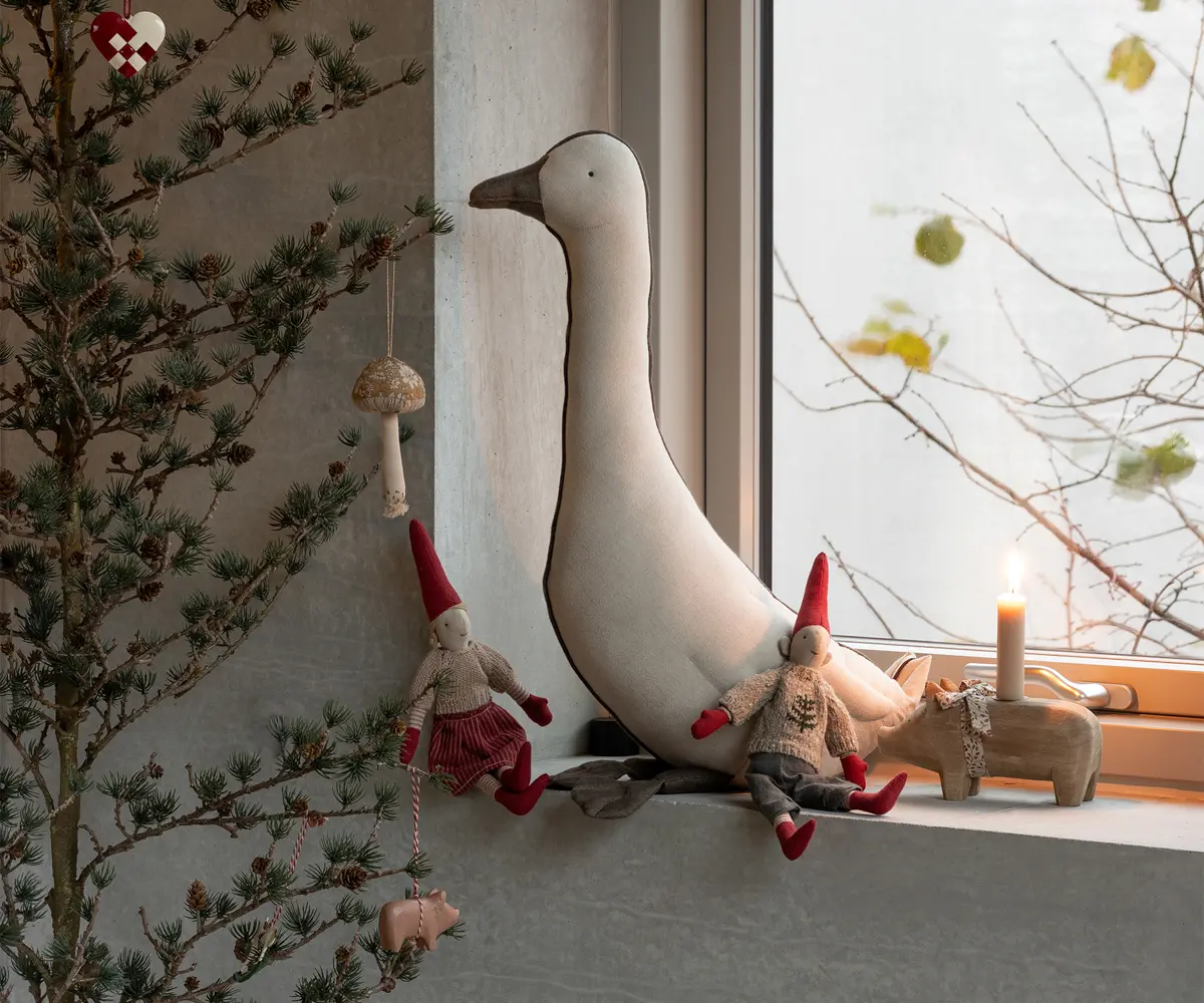 Maileg Stofftier Gans „Natur“, H55cm