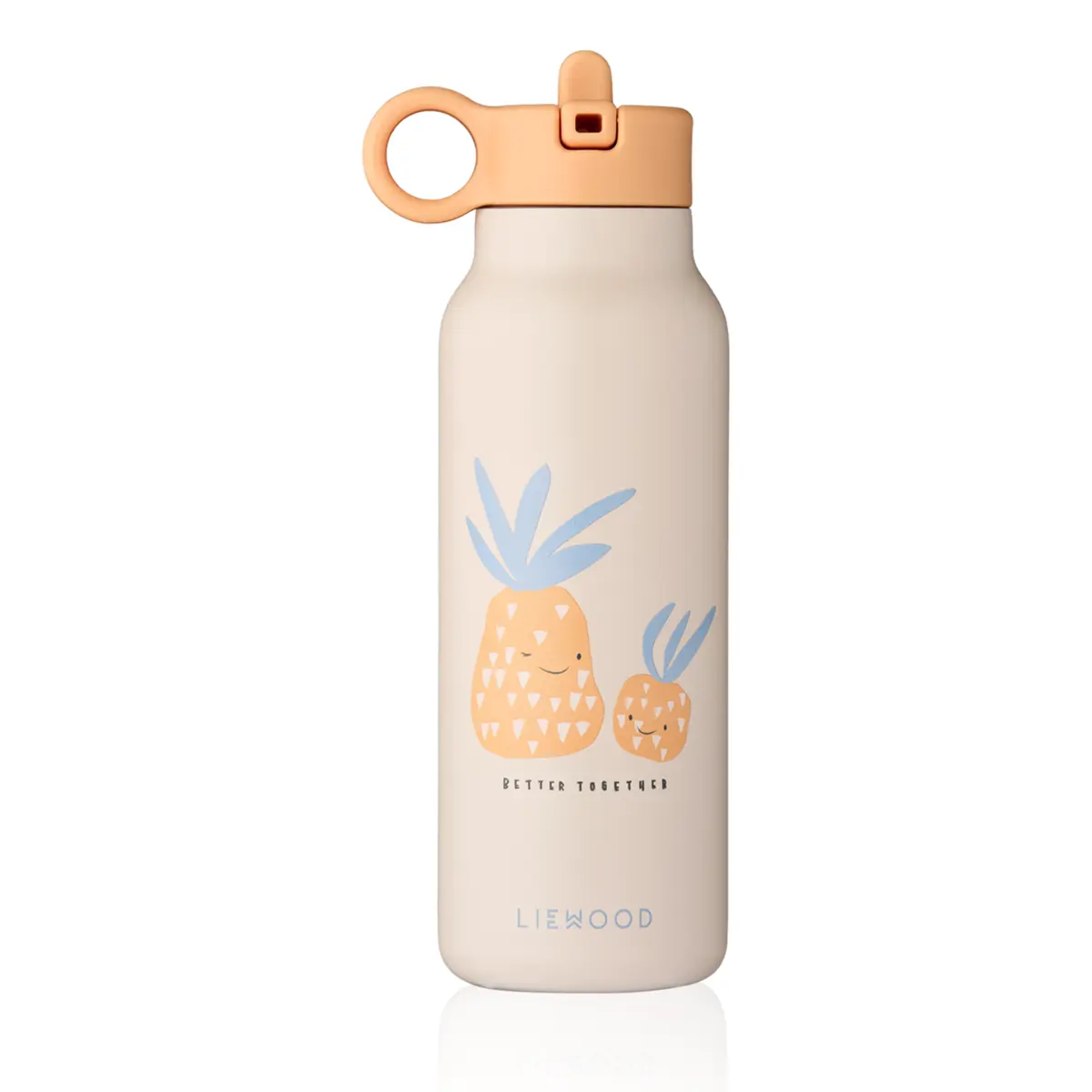 Liewood Falk Edelstahl Trinkflasche „Pineapple / Sandy" 350ml, Medium
