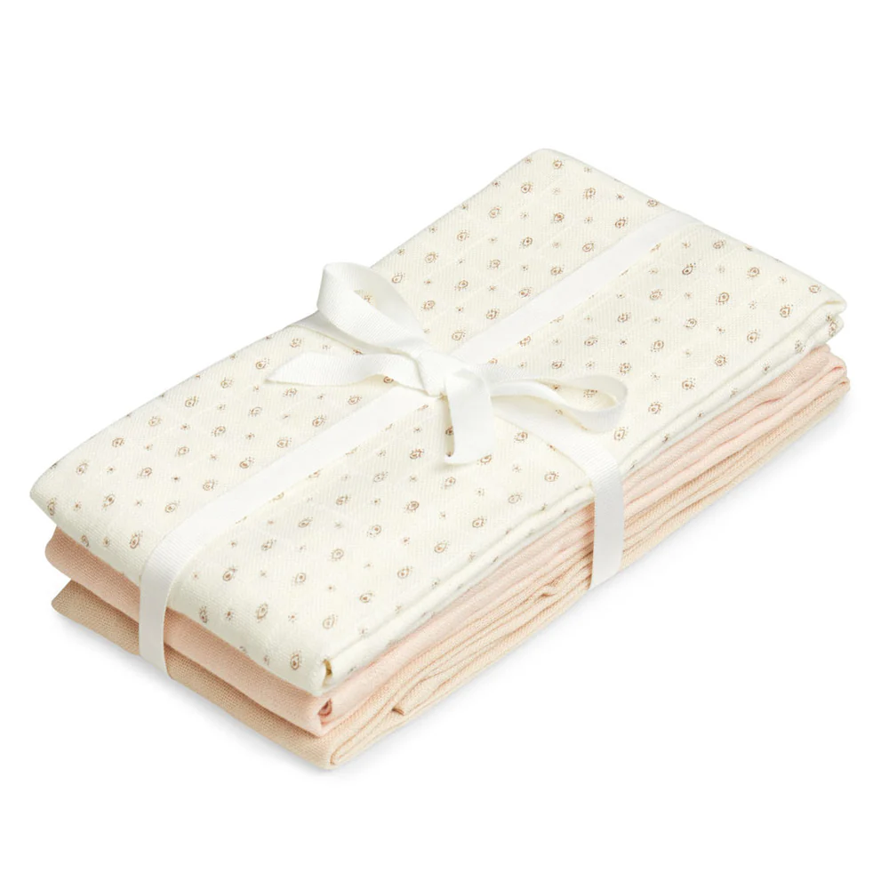 Cam Cam Mulltuch „ Rowan“, 3er-Set, GOTS, 70x70cm