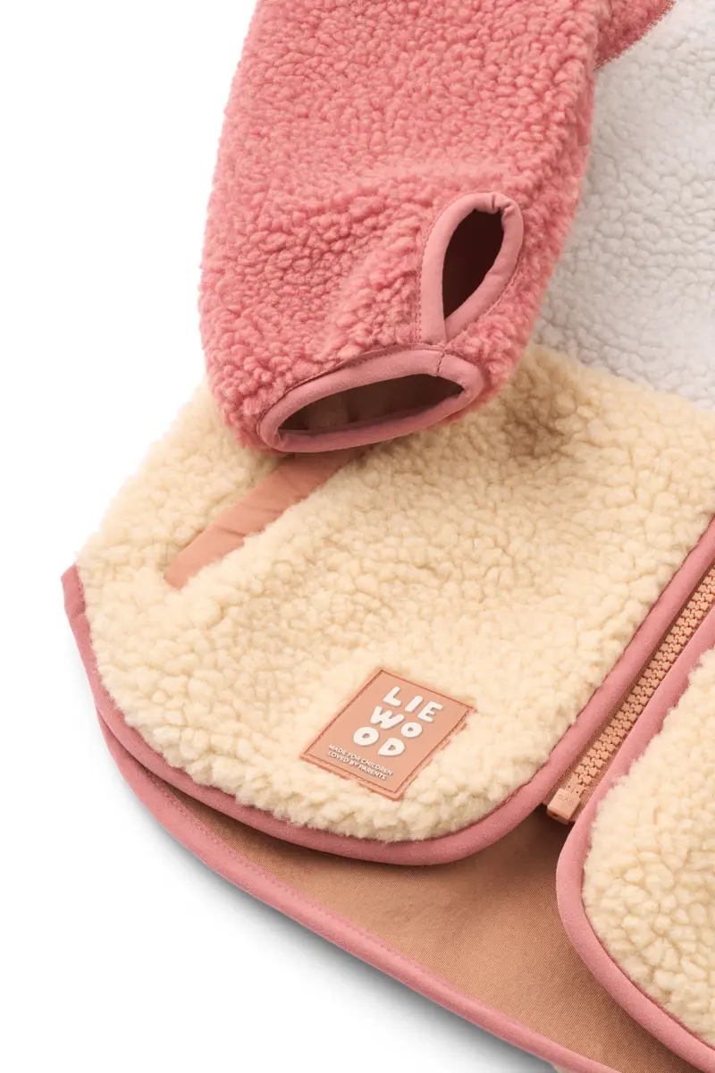 Liewood Nolan Sherpa Jacke für Kinder „Apple blossom multi mix“