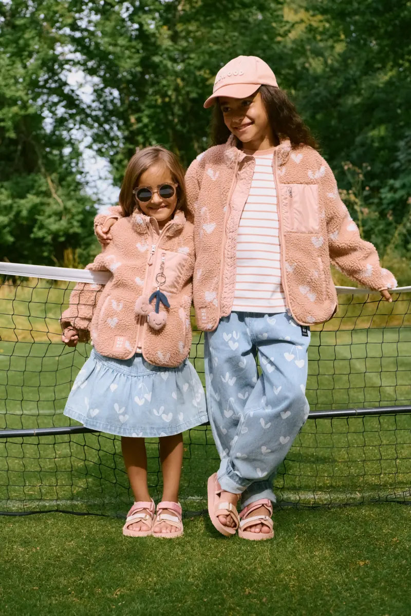 Liewood Nolan Sherpa Jacke für Kinder „Sweethearts : Pale tuscany“