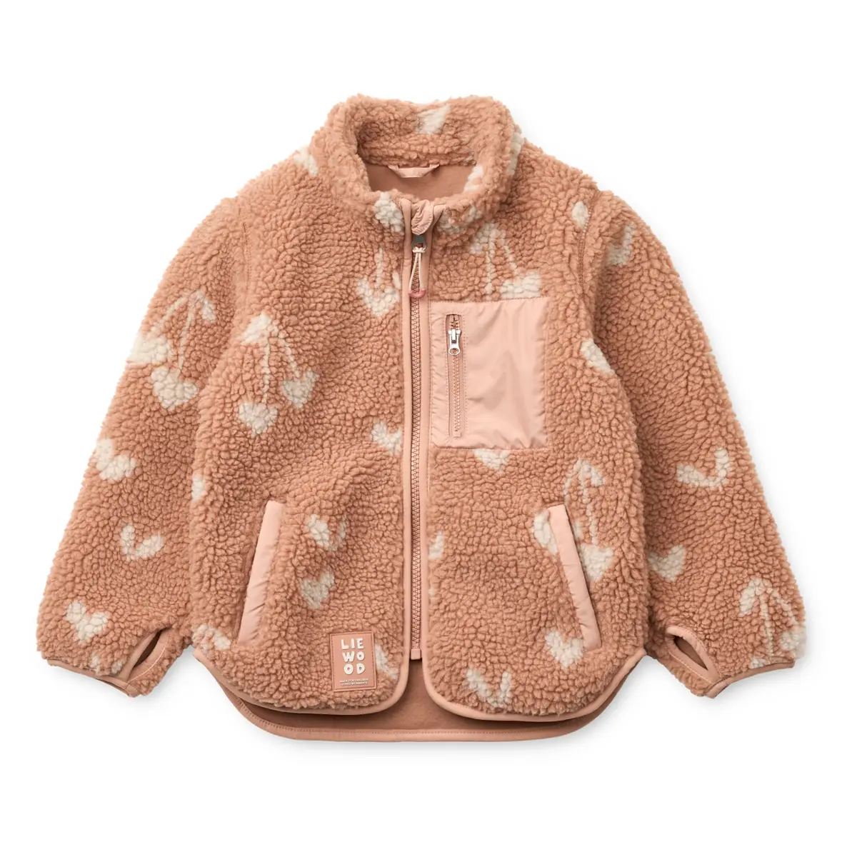 Liewood Nolan Sherpa Jacke für Kinder „Sweethearts : Pale tuscany“