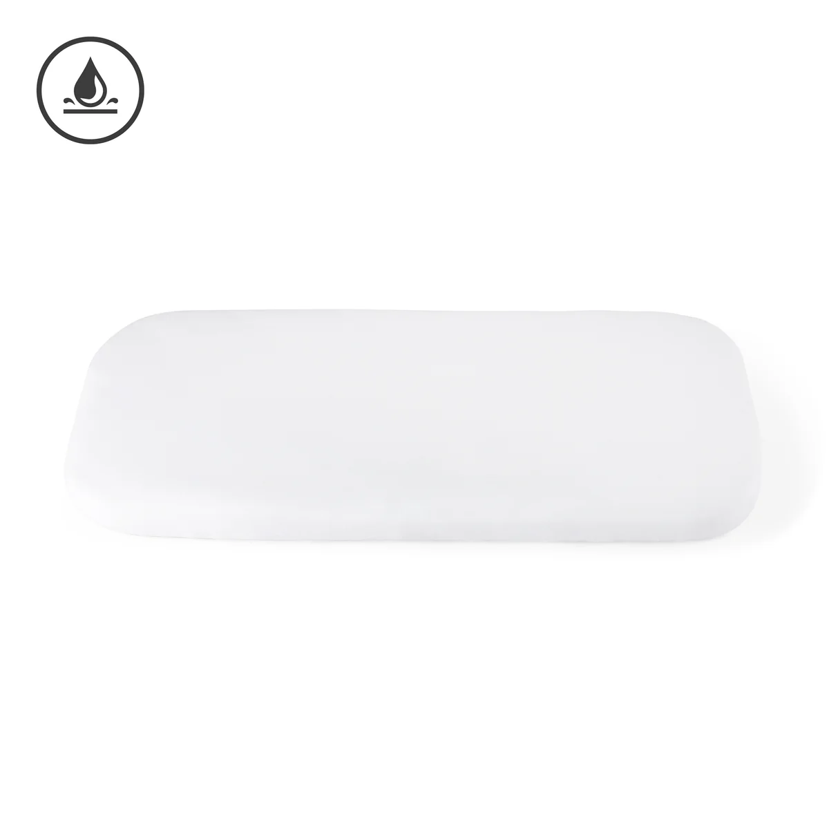 Sebra Bettnässe-Bezug für Beistellbett, weiß, 40x85cm