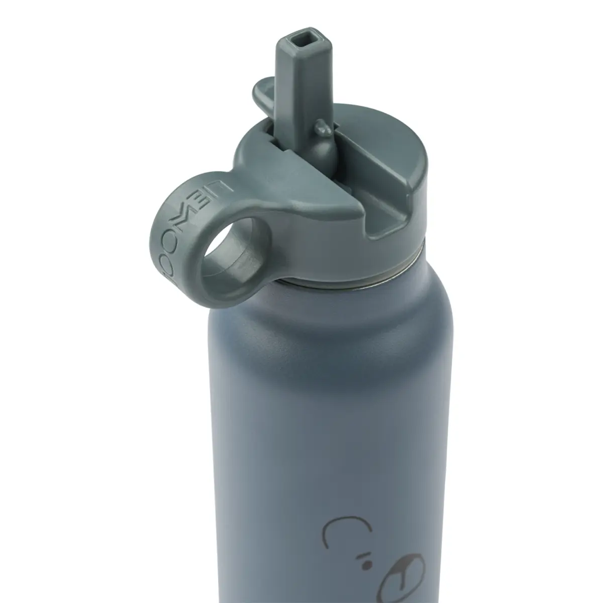Liewood Falk Edelstahl Trinkflasche „Mr Bear / Whale blue" 350ml, Medium