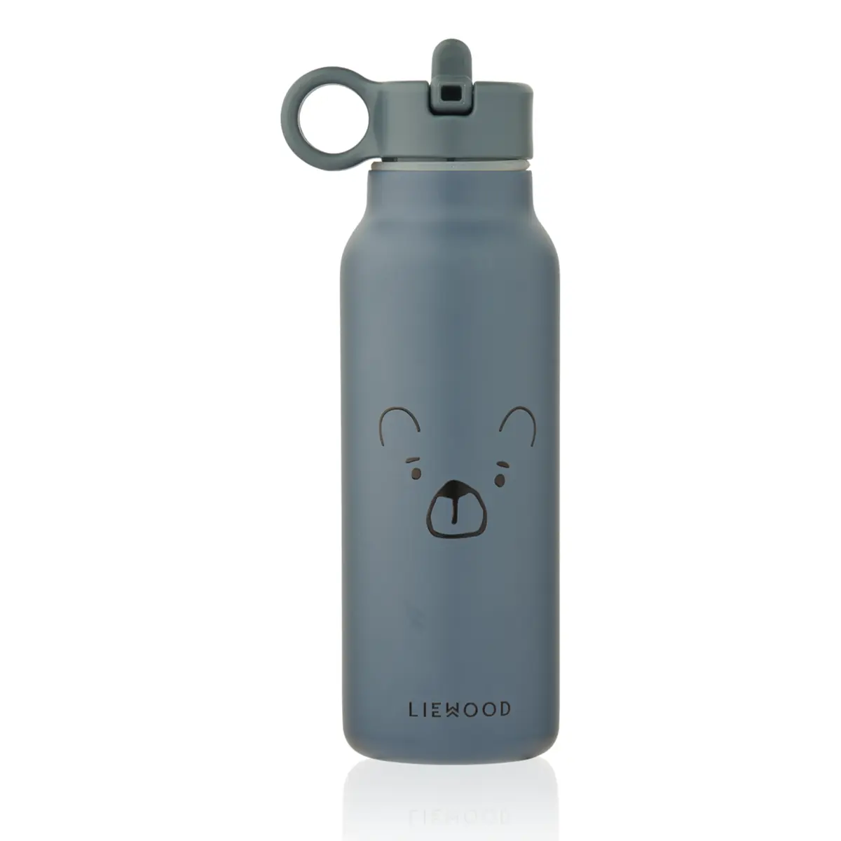 Liewood Falk Edelstahl Trinkflasche „Mr Bear / Whale blue" 350ml, Medium