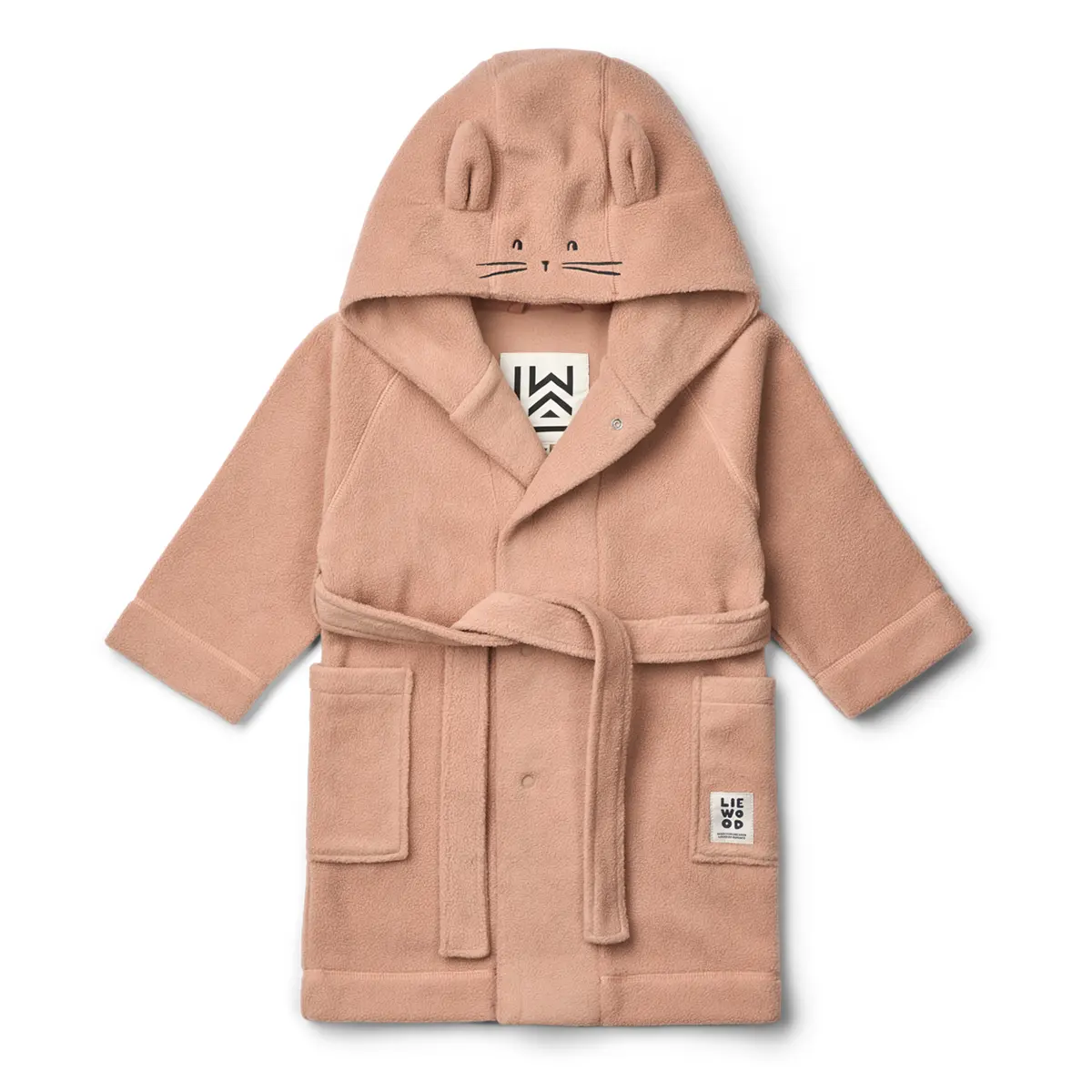 Liewood Minik Rabbit Fleece-Bademantel „Pale tuscany“