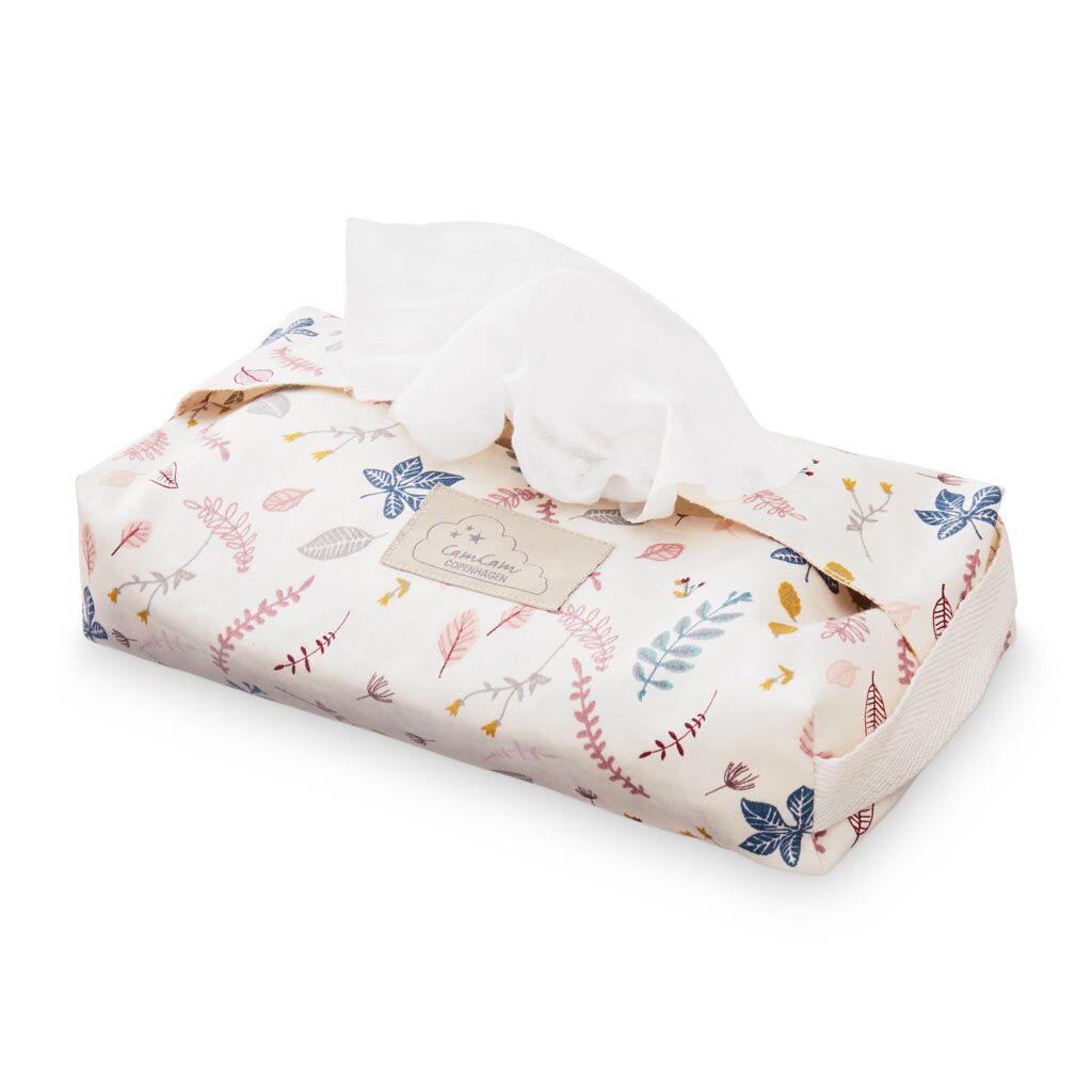 Cam Cam Bezug für Feuchttücher „Pressed Leaves Rose“