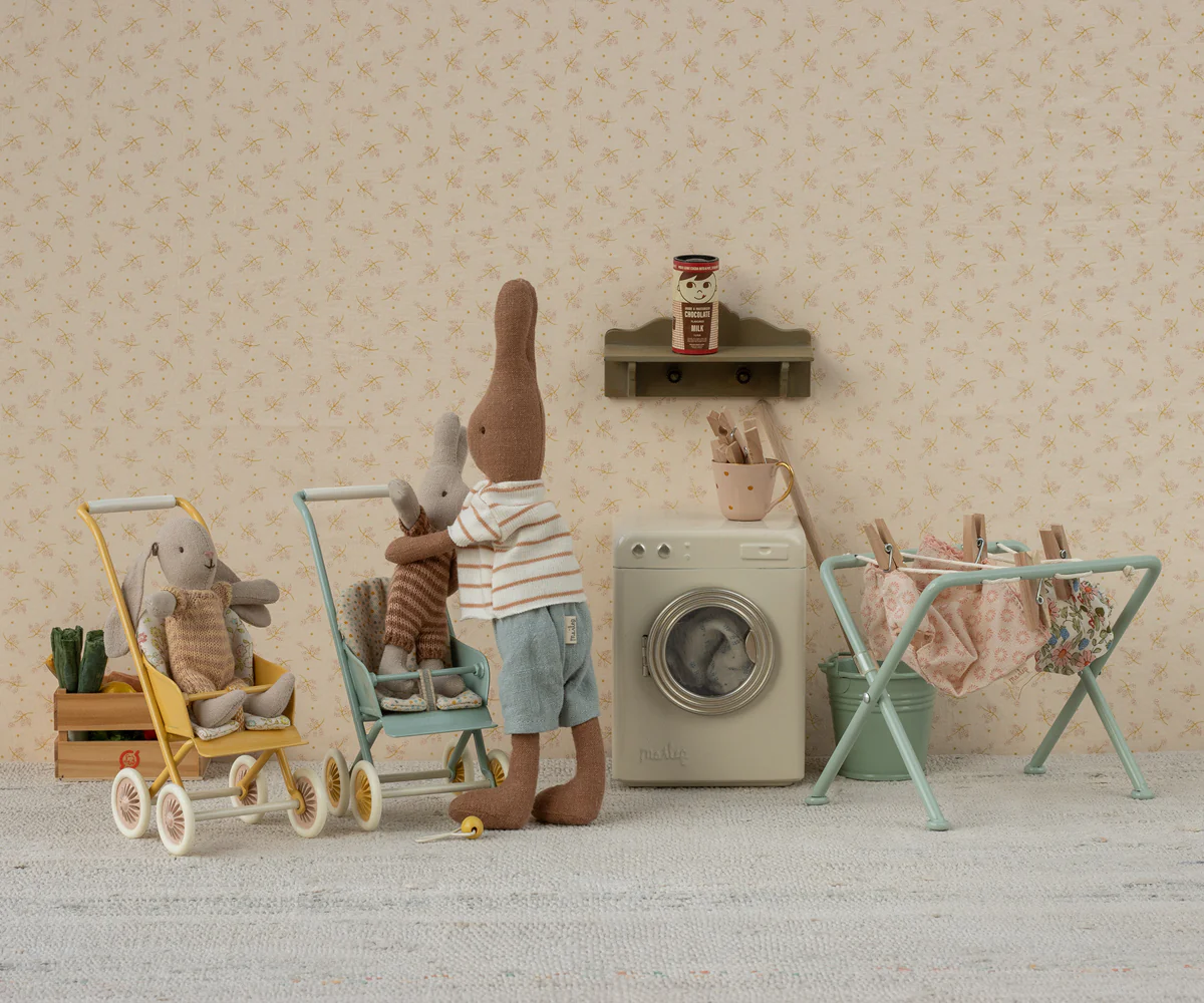 Maileg Miniatur Trockenständer-Set Hasengröße Mood 1
