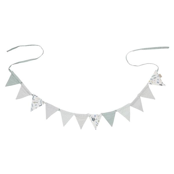 Cam Cam Wimpelkette „Print Mix Green“, 230cm