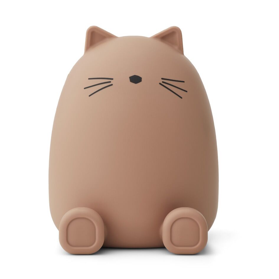 Liewood Palma Spardose „Cat dark rose“ aus Silikon, H14cm