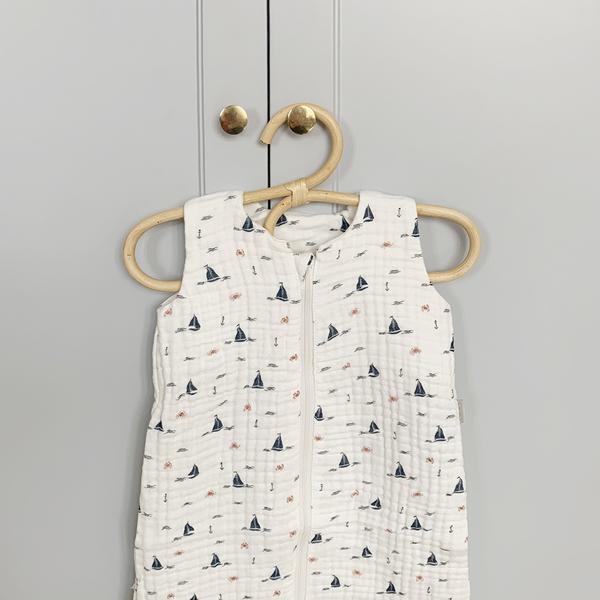 Cam Cam Musselin Schlafsack 0-6 M „Sailboats“ 02