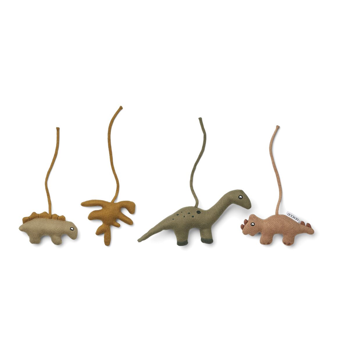 Liewood Gio Spielbogen-Anhänger „Dino golden caramel : multi mix“