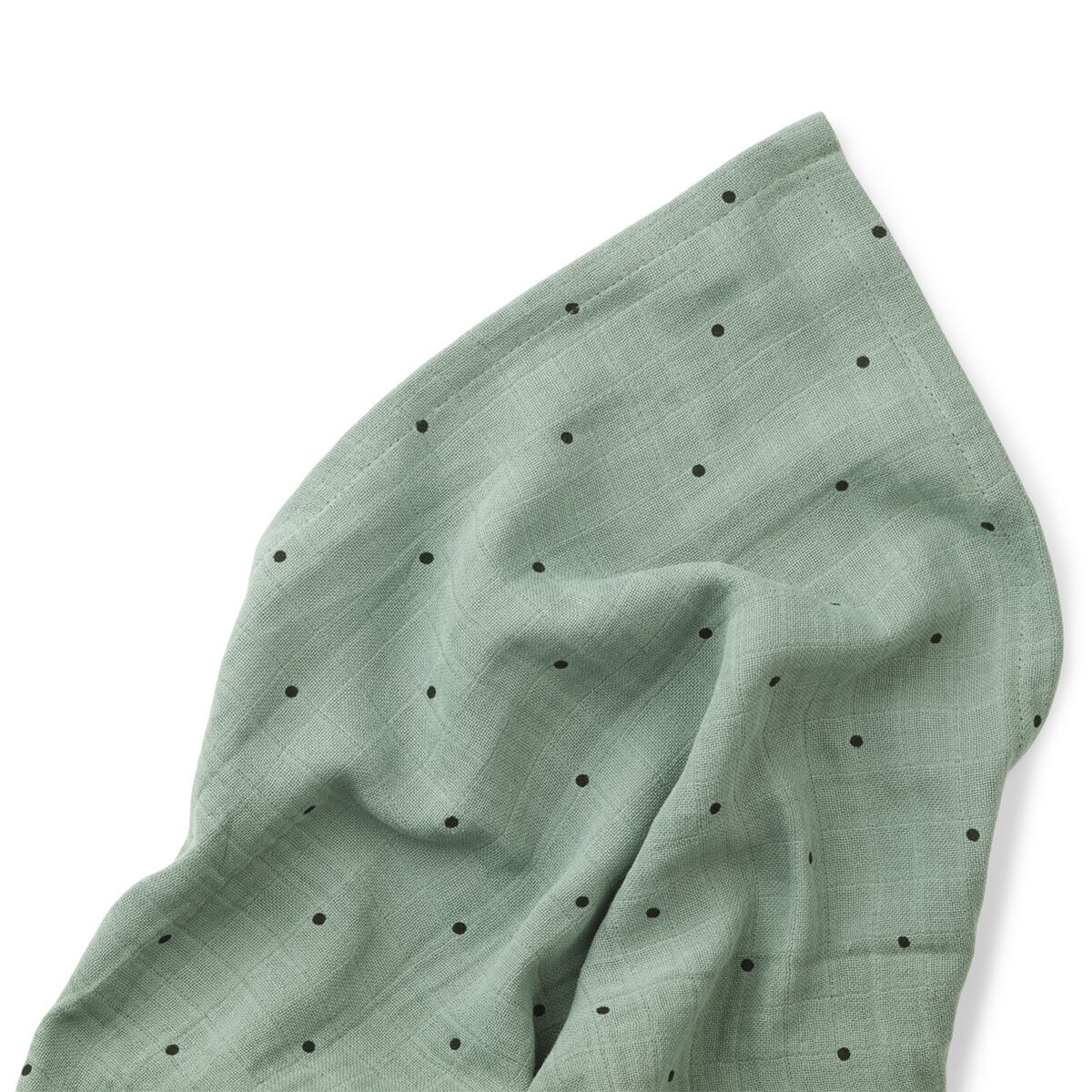 Liewood Ben Musselin Wickeltuch „Classic dot pepper mint“, 110x110cm