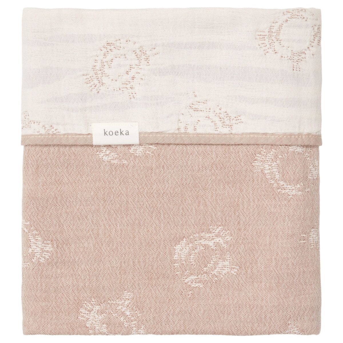 koeka Kinderdecke Portobello, hazel, reversibel, 100x150cm 01