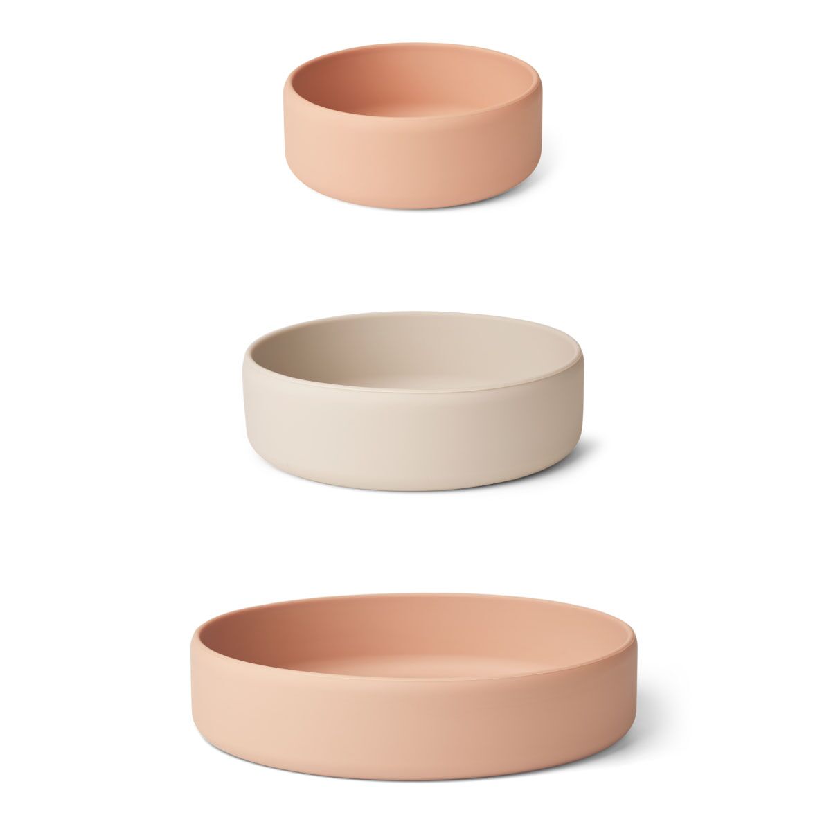 DELISTED Liewood Audrey Silikon Schüssel-Set „Rose multi mix“, 3er-Set – Bild 2