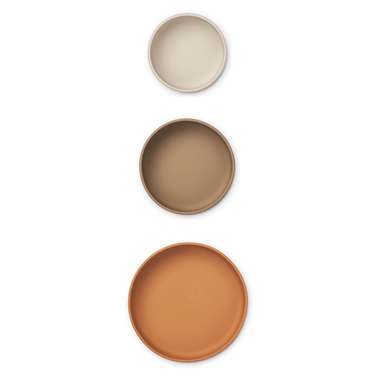 DELISTED Liewood Audrey Silikon Schüssel-Set „Sandy multi mix“, 3er-Set – Bild 3