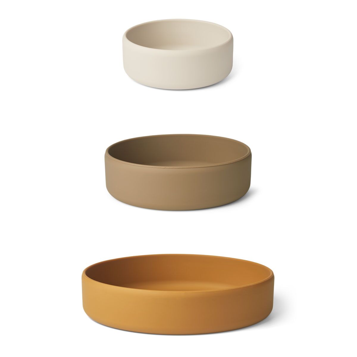DELISTED Liewood Audrey Silikon Schüssel-Set „Sandy multi mix“, 3er-Set – Bild 2