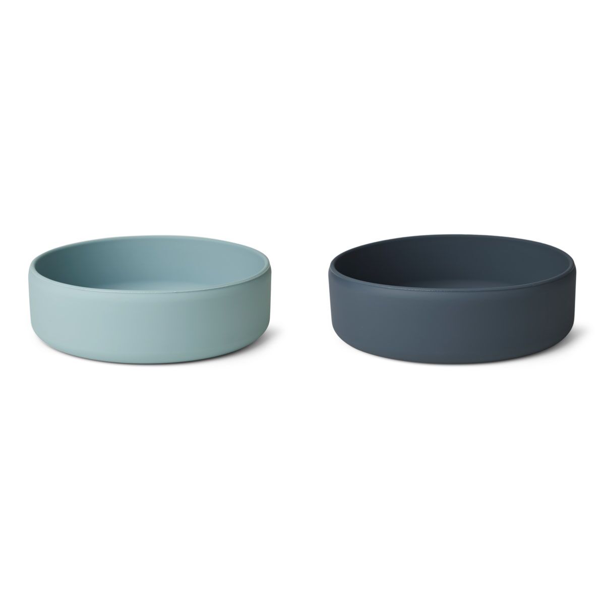 DELISTED Liewood Damina Silikon Kinderschüssel „Sea blue / whale blue mix“, 2er-Pack