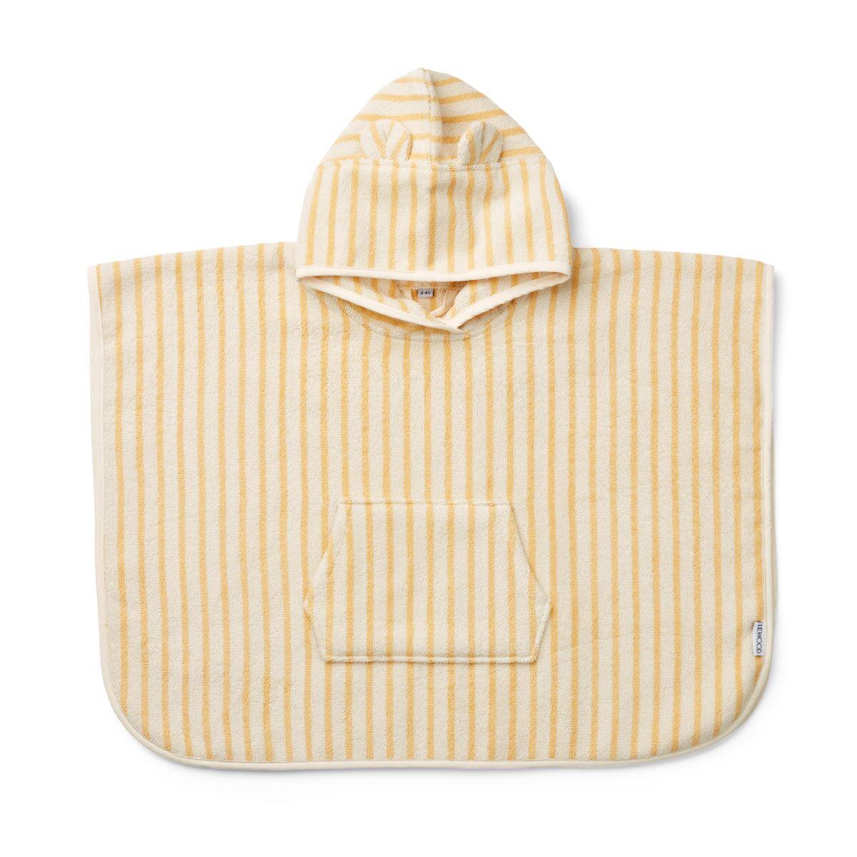 Liewood Izzy Badeponcho „Jojoba / creme“, gestreift