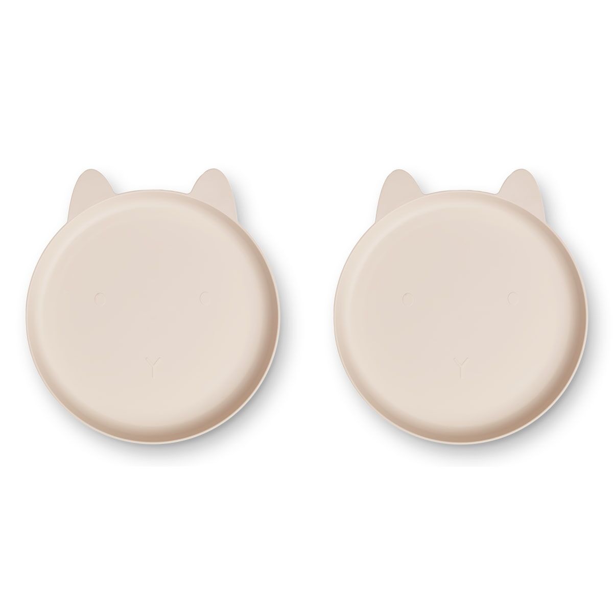Liewood Mae Kinderteller „Rabbit sandy“, aus PLA, 2er-Pack