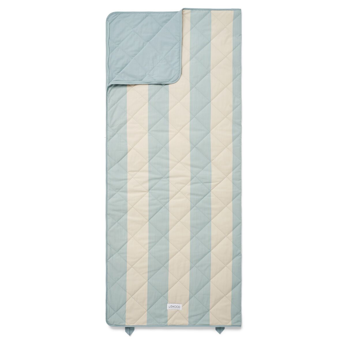 Liewood Kinderschlafsack Aurora „Sea blue / sandy“, Steppdecke, 150x65cm