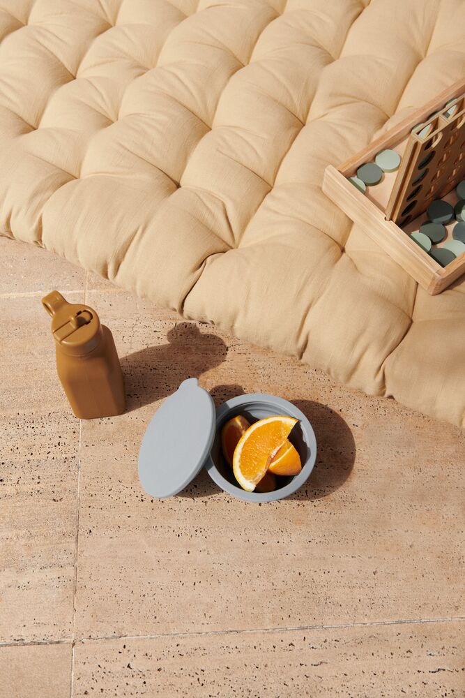 DELISTED Liewood Dale faltbares Schalenset „Sandy / oat mix“, Silikon, 2er-Set – Bild 8