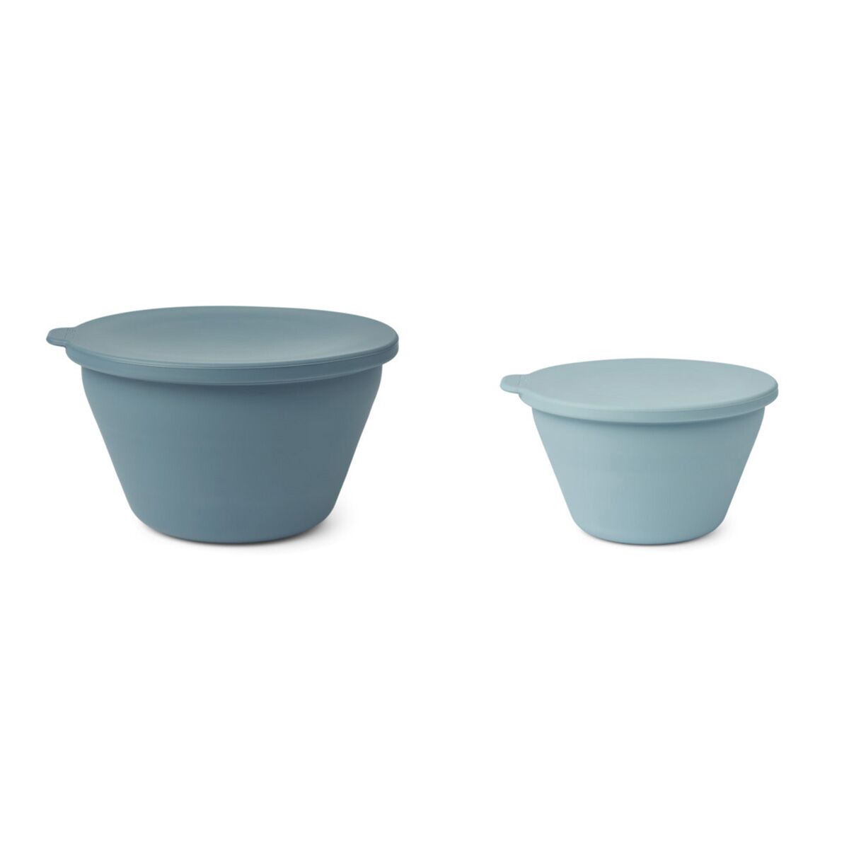 Liewood Dale faltbares Schalenset „Sea blue / whale blue mix“, Silikon, 2er-Set – Bild 2