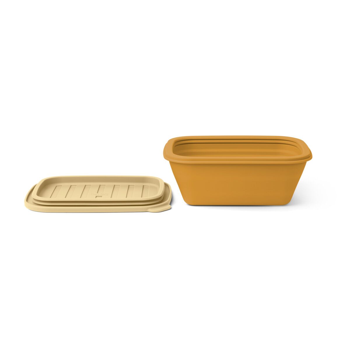 DELISTED Liewood Franklin faltbare Silikonschale „Golden caramel / safari“, L19cm – Bild 2