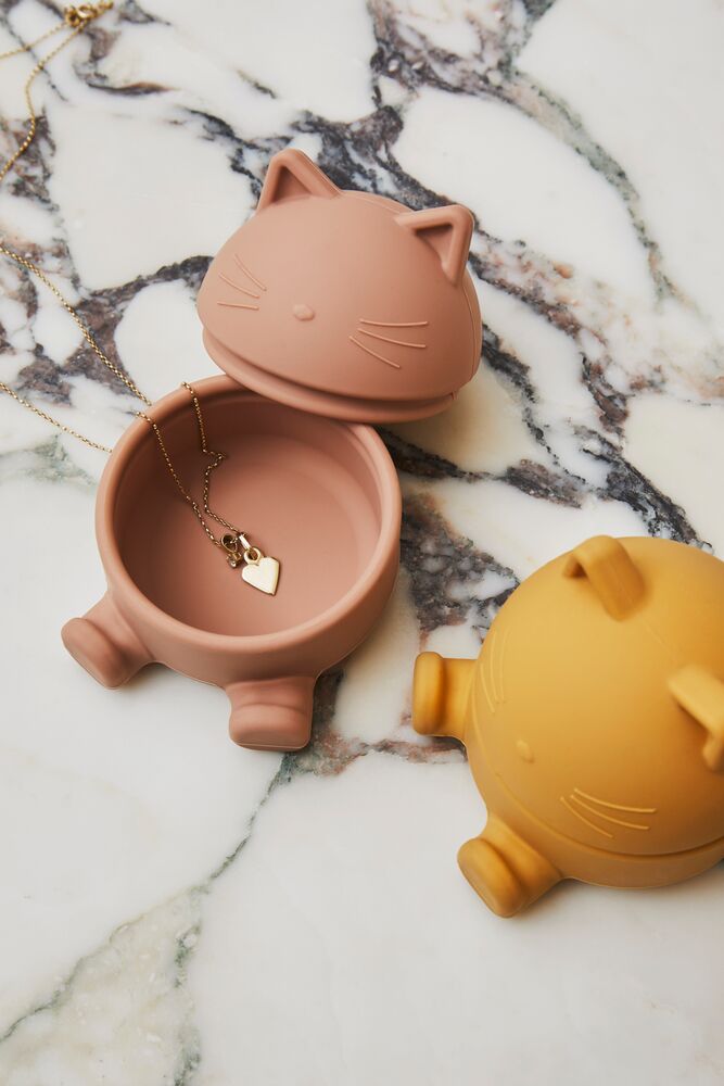 DELISTED Liewood Margaret Schale mit Deckel „Mr Bear golden caramel“, Silikon – Bild 5