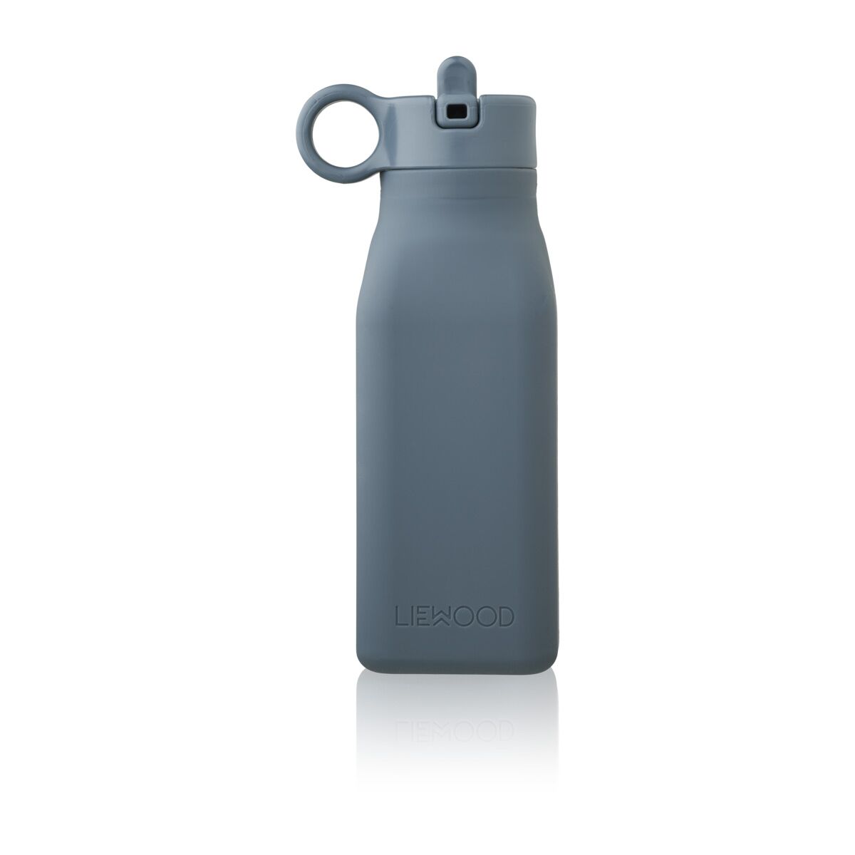 DELISTED Liewood Warren Trinkflasche „Whale blue“, Silikon, 350ml