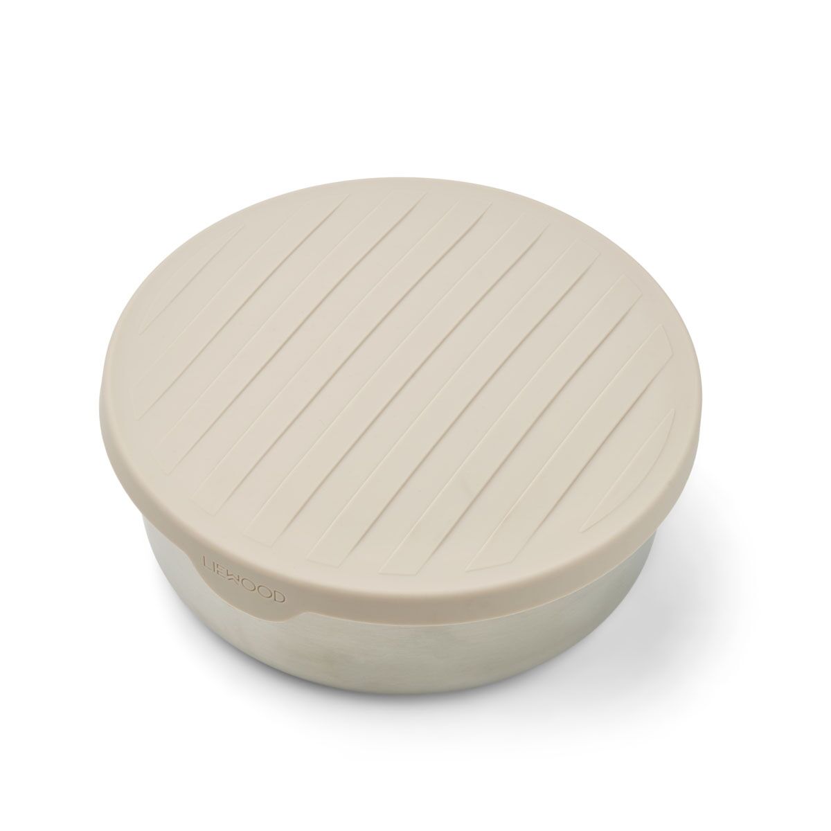 DELISTED Liewood Liby Trennschüssel „Sandy“, Edelstahl mit Silikon-Deckel