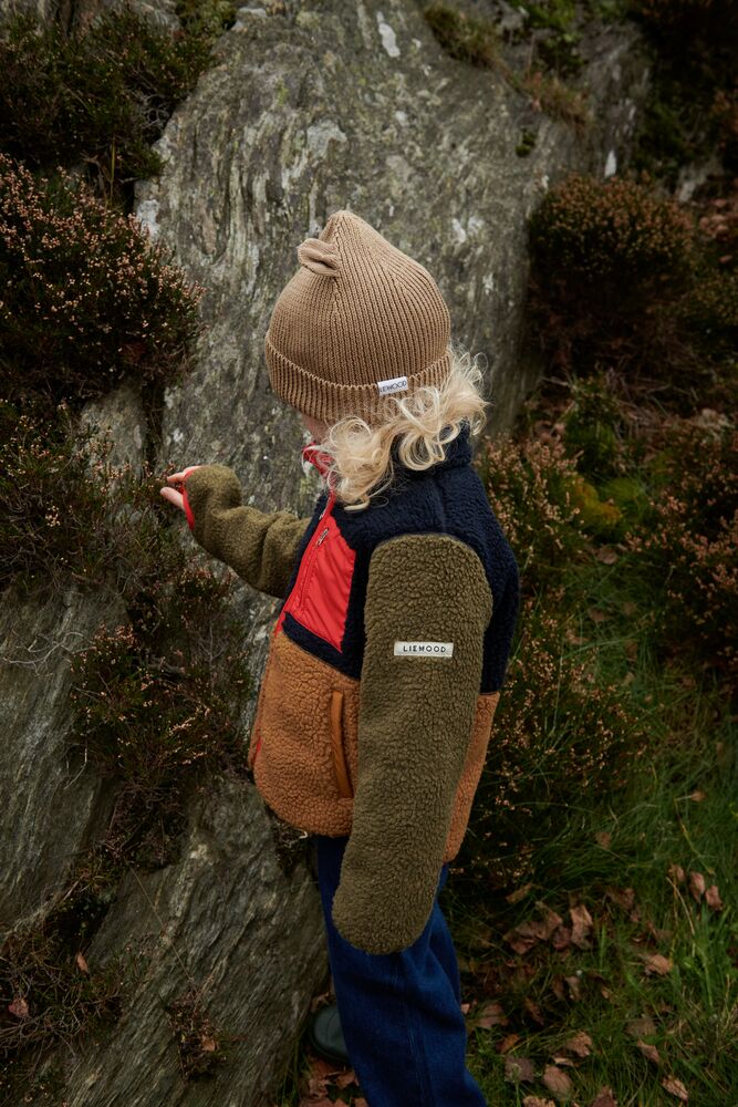 Liewood Kindermütze Gina „Dark grey melange“, 1-6J – Bild 4