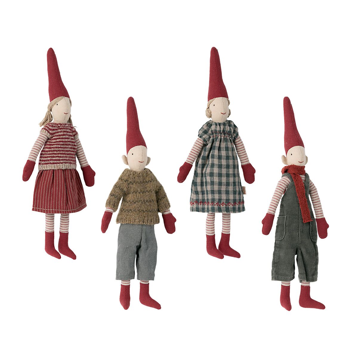 DELISTED Maileg Weihnachts-Wichtel, Mini Pixy 4er-Set, H31cm