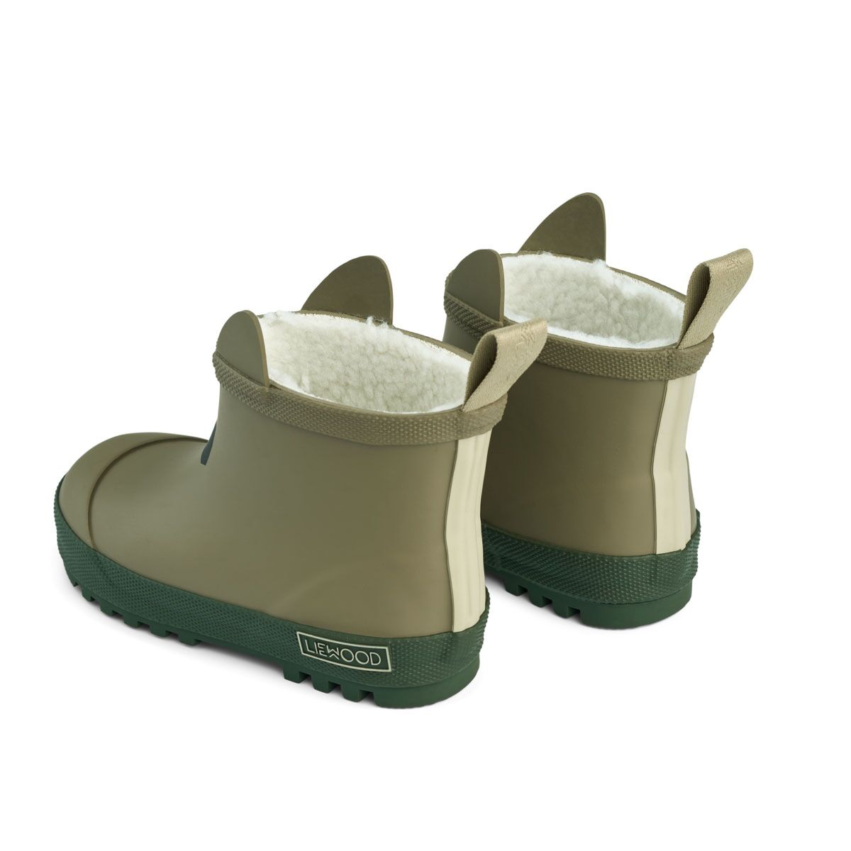 Liewood Jesse Thermo-Regenstiefel „Khaki / Sandy mix“, Teddyfutter, Gr. 29-31 – Bild 3