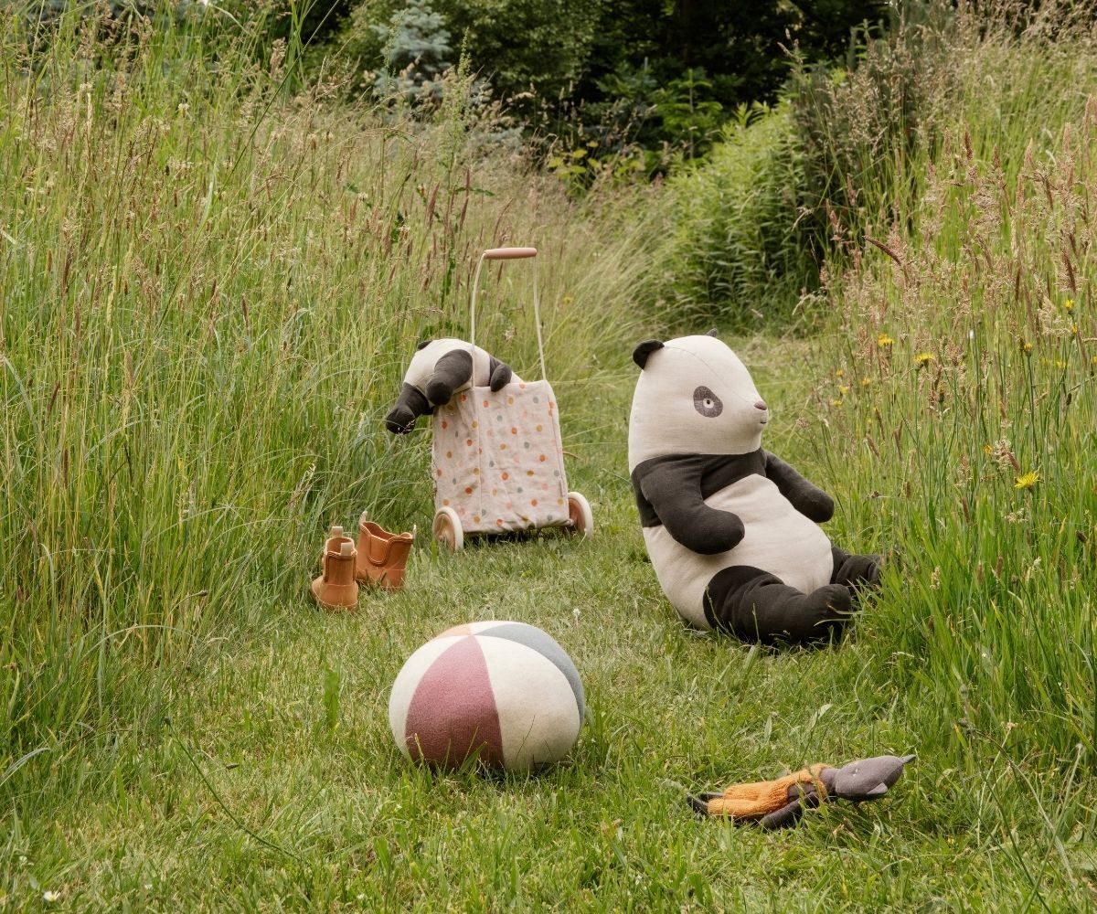 Maileg Safari Friends Large Panda, Cord, H58cm Mood