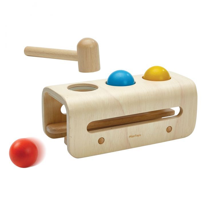PlanToys Hammerbank Kugeln aus Holz