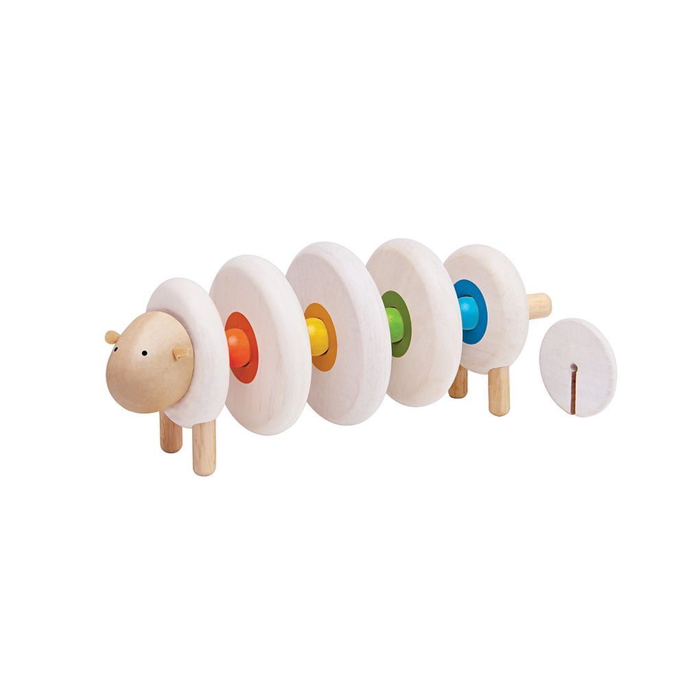 PlanToys Lernspiel Schaf aus Holz – Bild 5