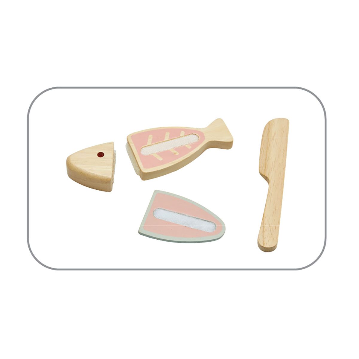 PlanToys Meeresfrüchte-Platte Spielset aus Holz – Bild 5