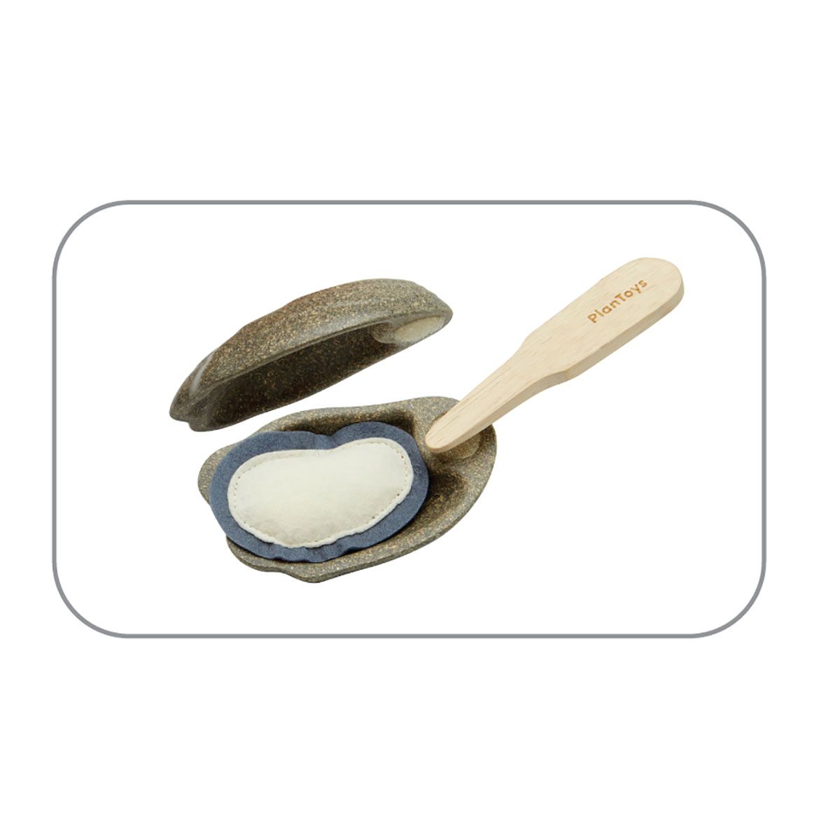 PlanToys Meeresfrüchte-Platte Spielset aus Holz – Bild 4