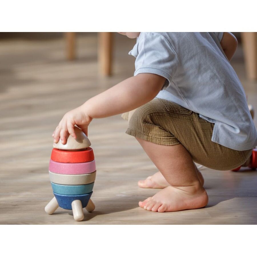 PlanToys Stapelrakete Orchard aus Holz – Bild 6