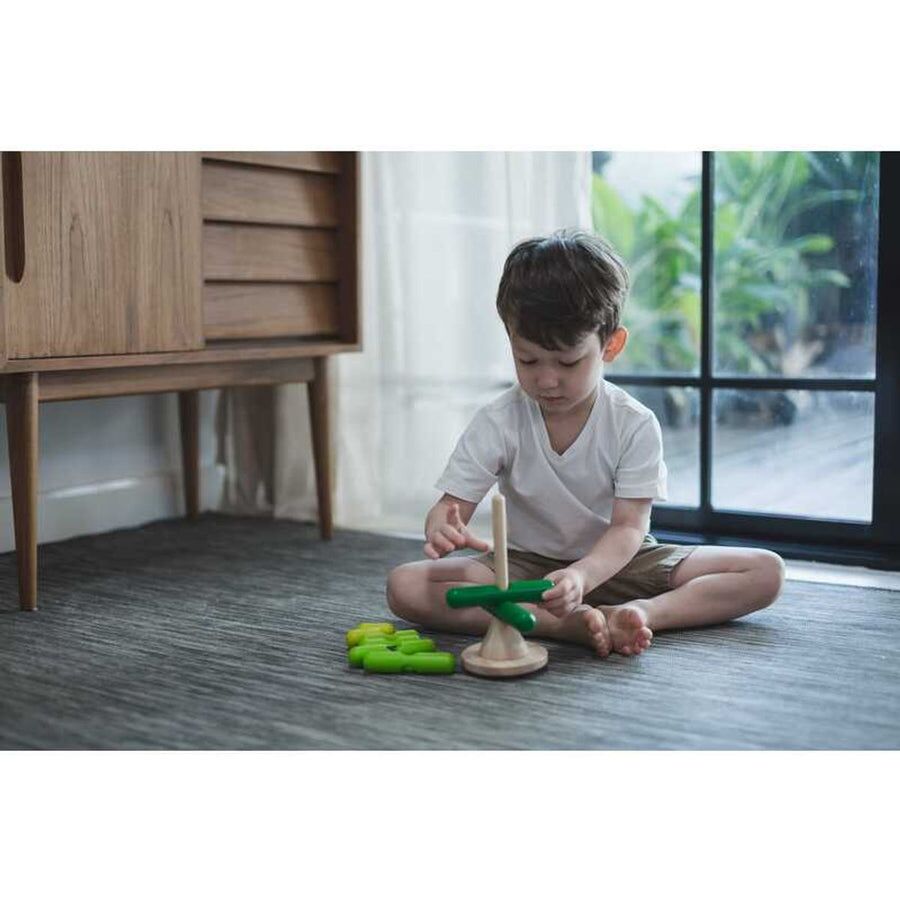 PlanToys Stapelturm Baum aus Holz – Bild 7