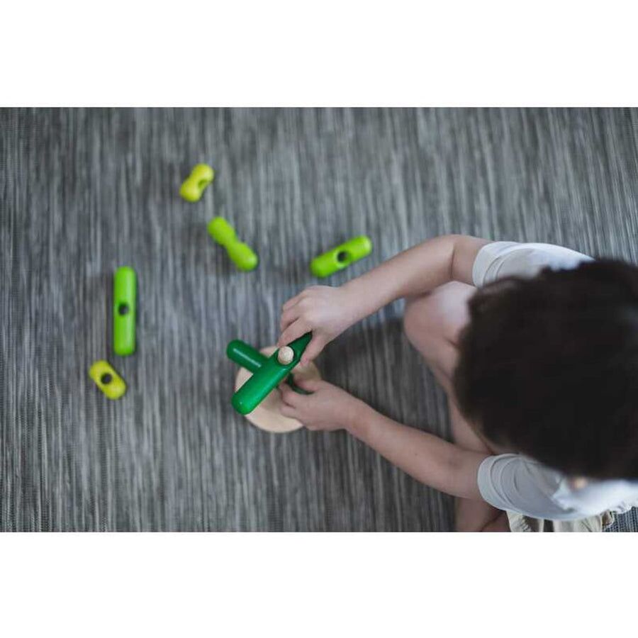 PlanToys Stapelturm Baum aus Holz – Bild 9