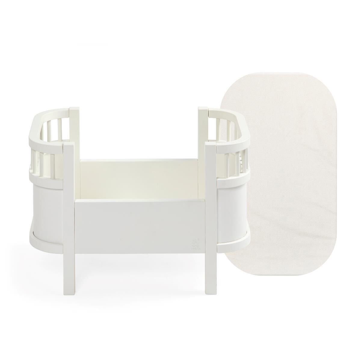 DELISTED Sebra Puppenbett „weiß“ inkl. Matratze