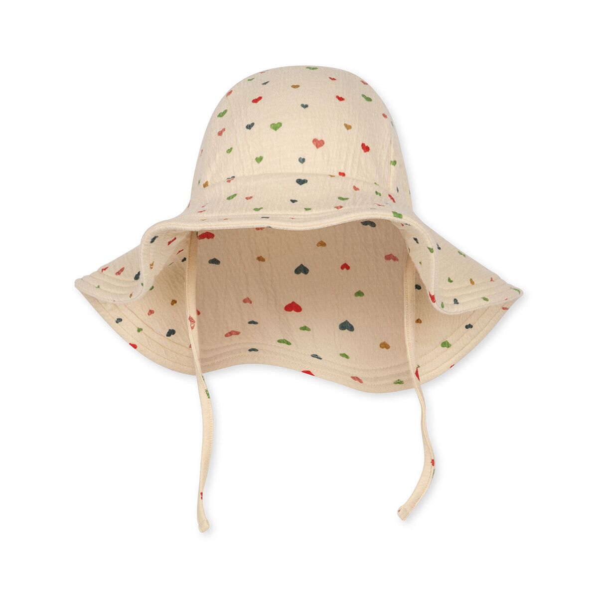 Konges Sløjd KS4269 - CHLEO SUNHAT - MULTI HEARTS - Extra 1